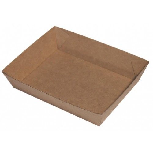 Kraft Brown Cake Tray No. 19 135mm(L) x 135mm(W) x 45mm(H) - Packet of 200