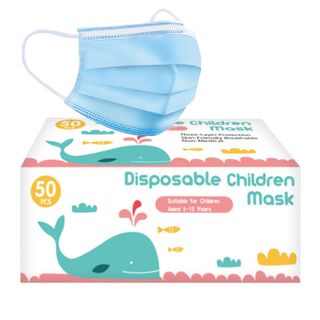 Childrens Sized Face Mask 3 Ply  - Box of 50