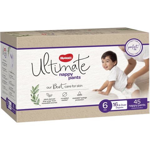 Huggies Ultimate Nappy Pants Size 6 - Carton of 46