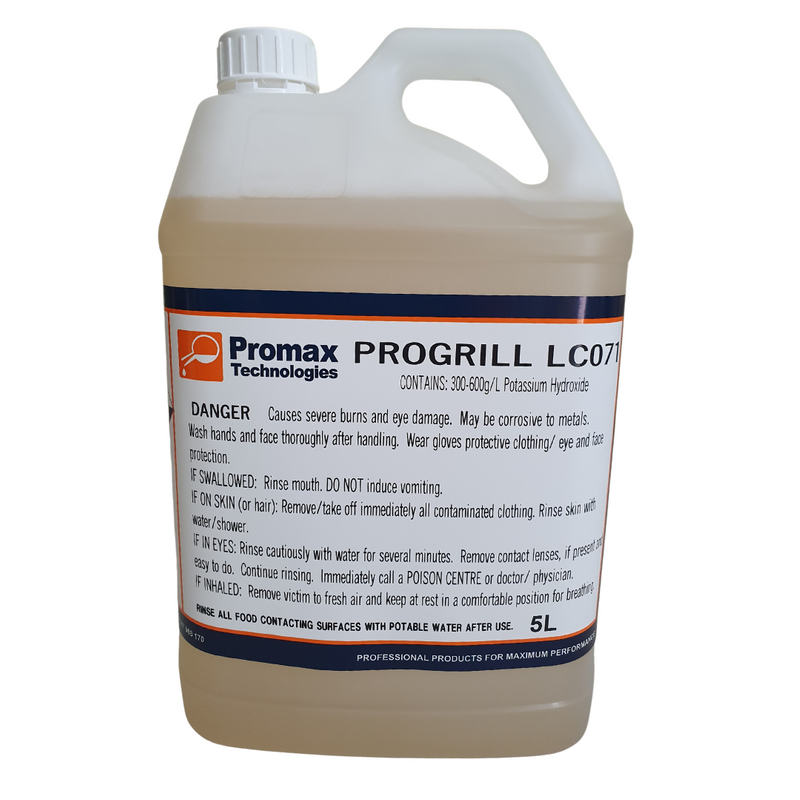 Promax Technologies Pro Grill 5lt Premium Oven, Hot Plate and Grill Caustic Cleaner - Each
