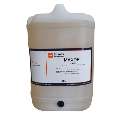 Promax Technologies Maxdet Manual Dishwashing Liquid Perfume and Dye Free 25L