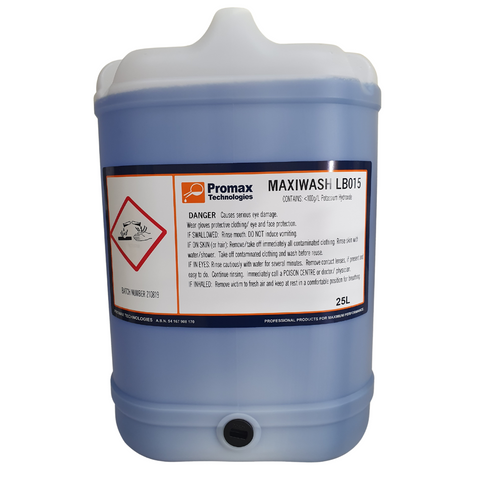 Promax Technologies Maxiwash Industrial Laundry Liquid For Automated Machines 25L