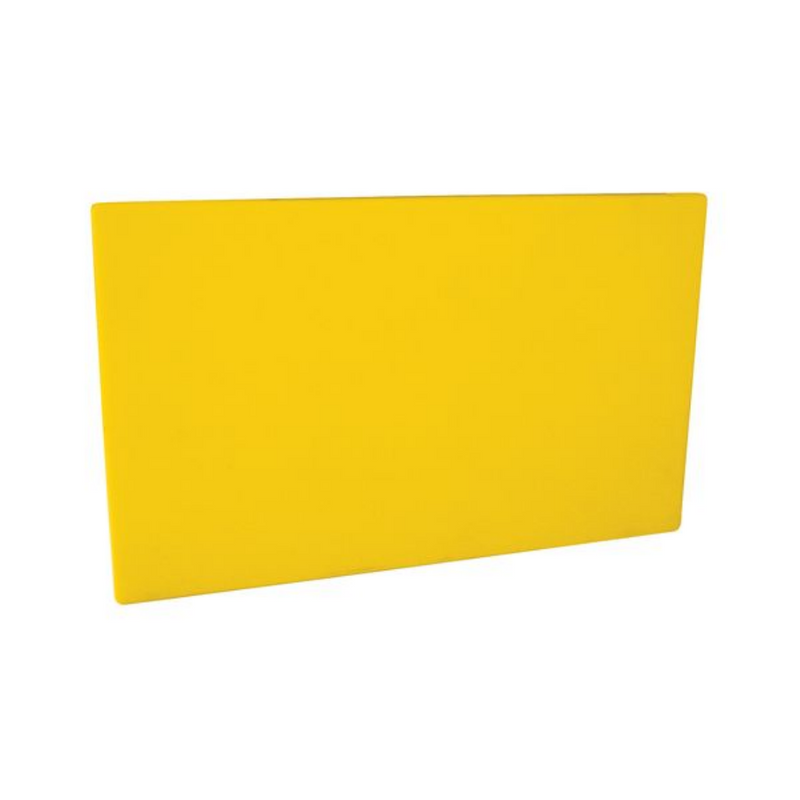 Yellow Chopping Board PE Coated 450mmL x 300mW x 13mm Thickness - Each