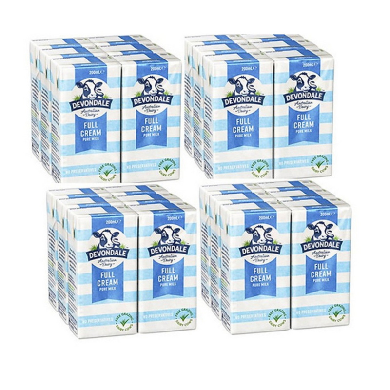 Devondale 150ml Full Cream UHT Milk - Box of 32 (**GST FREE)