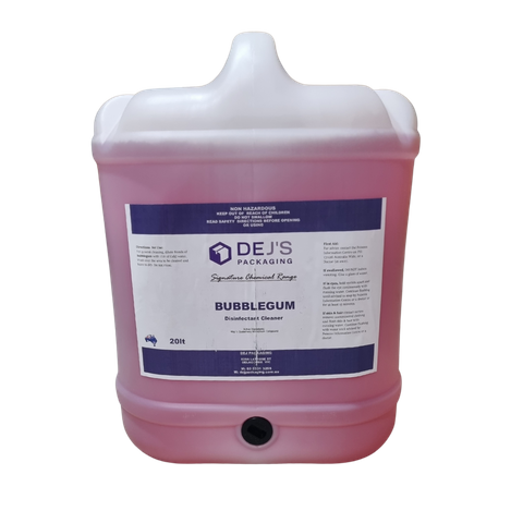 DEJ Bubblegum Disinfectant 20lt Premium Disinfectant / Sanitizer