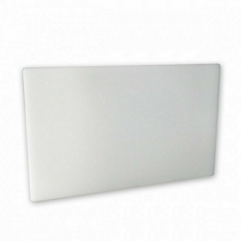 White Chopping Board PE Coated 450mmL x 300mW x 13mm Thickness - Each