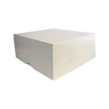 White Pastry / Cake Box 8" x 8" x 6" / 200mm(L) x 200mm(W) x 150mm(H) - Packet of 100