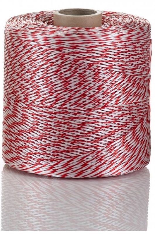 Nylon Butchers Twine Red and White 720 Metres - Roll