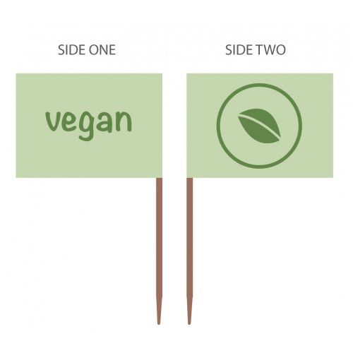 Food Marker Vegan - Box of 500