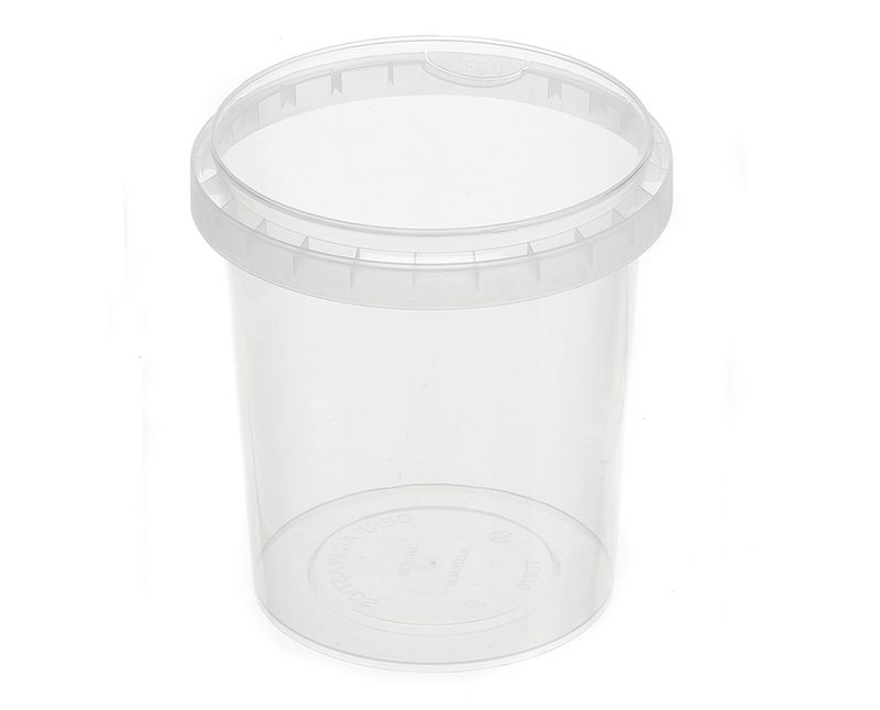 Tamper Evident Round Container Bases 870ml / 118mm Diameter - Box of 450