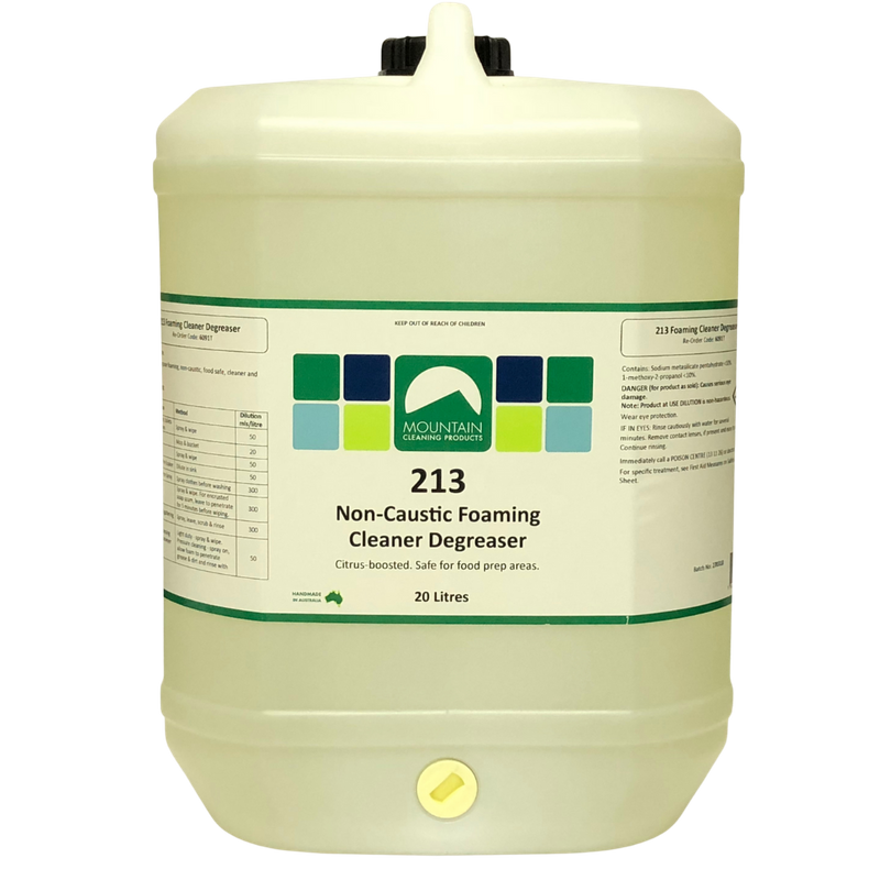 Mountain Cleaning 213 Non Caustic Cleaner Degreaser - 20Lt