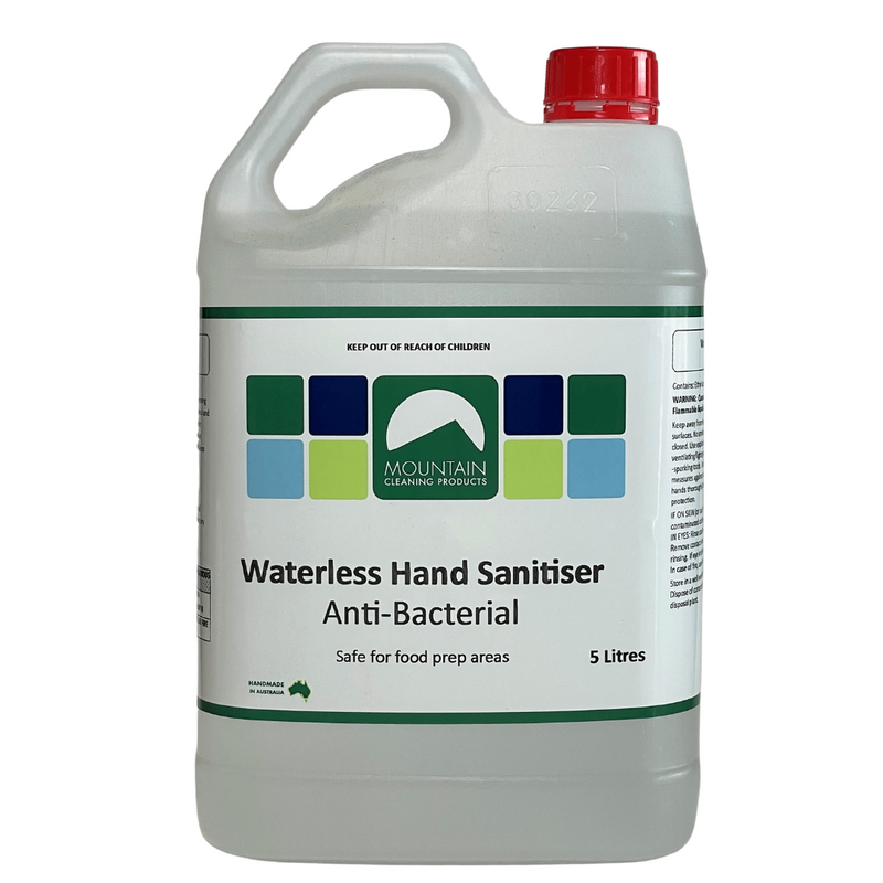 Mountain Cleaning Waterless Hand Sanitiser Food Grade - 5Lt