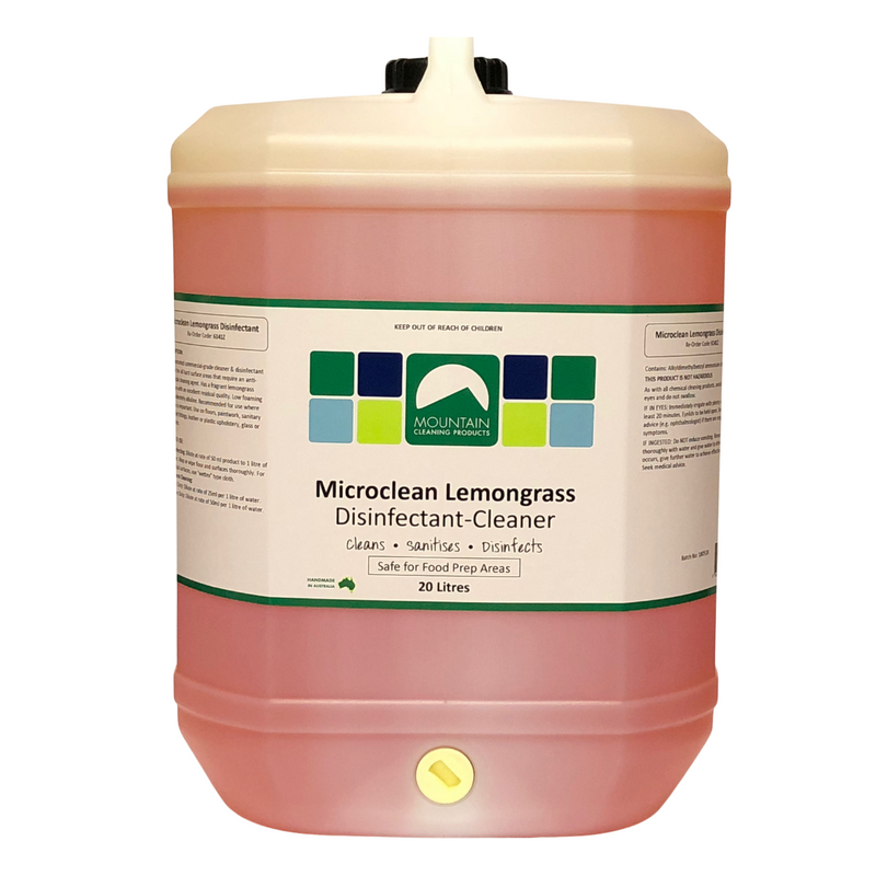 Mountain Cleaning Microclean Lemongrass Disinfectant - 20Lt
