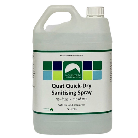 Mountain Cleaning Quat Quick Dry Sanitising Spray - 5Lt