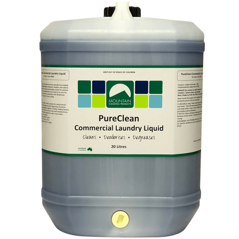 Mountain Cleaning Pureclean Commercial Laundry Liquid - 20Lt