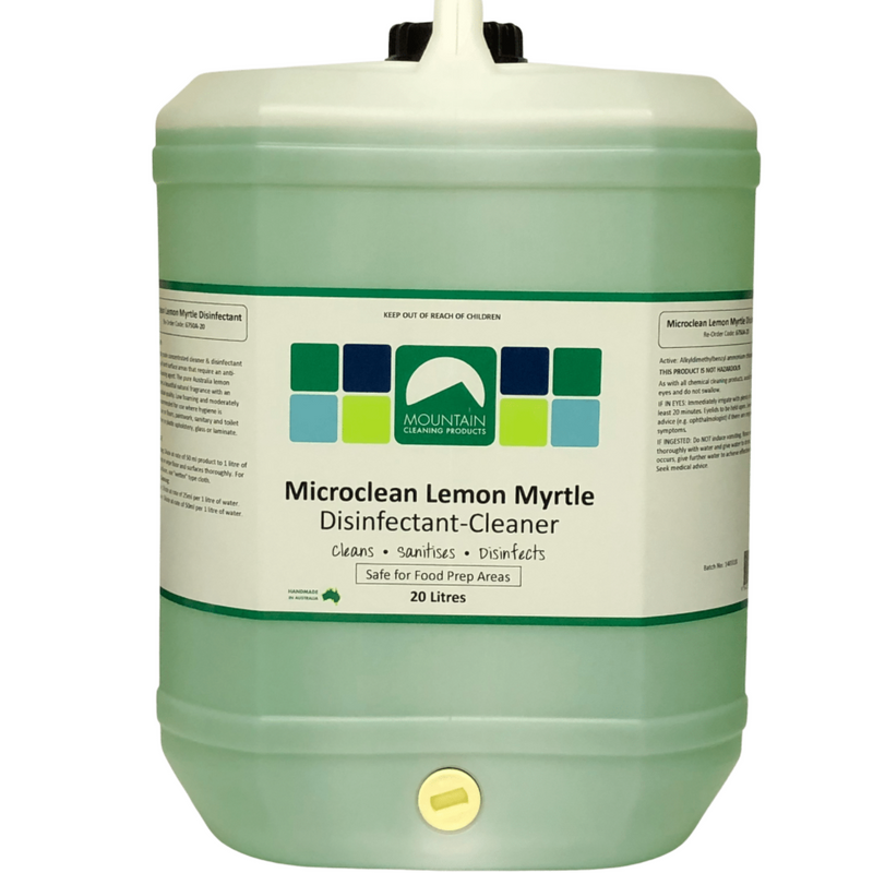 Mountain Cleaning Microclean Lemon Myrtle Disinfectant - 20Lt