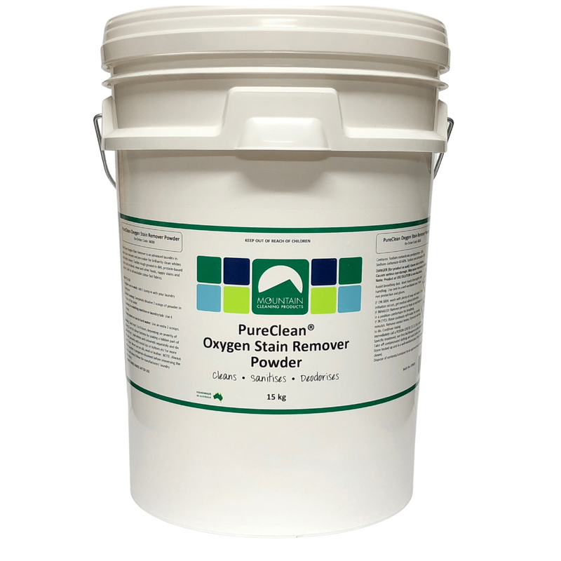 Mountain Cleaning Pureclean Oxygen Stain Remover - 15Kg Pail