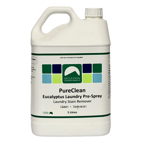 Mountain Cleaning Pureclean Eucalyptus Laundry Pre Spray - 5Lt