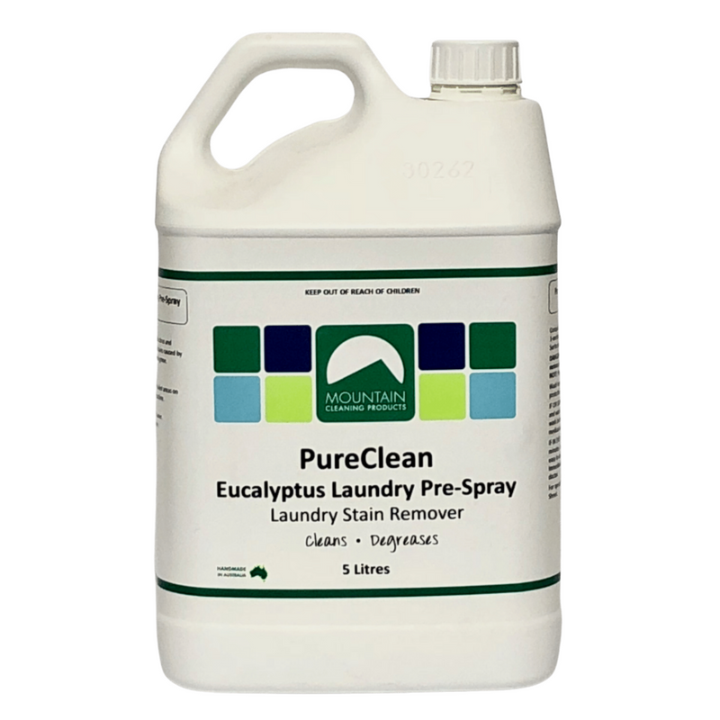 Mountain Cleaning Pureclean Eucalyptus Laundry Pre Spray - 5Lt