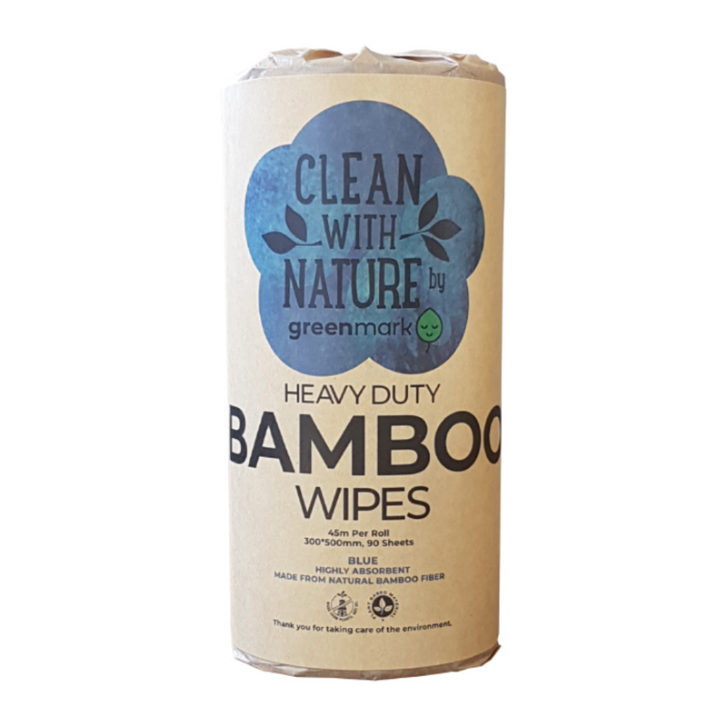 Bamboo Heavy Duty Cleaning Wipes 85 Sheets Per Roll 300mm x 500mm - Each