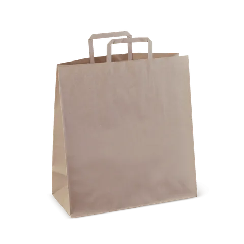 #75 Paper Grocery Bag Flat Handle 340mm(L) x 320mm(H) x 145mm(G) - Box of 250