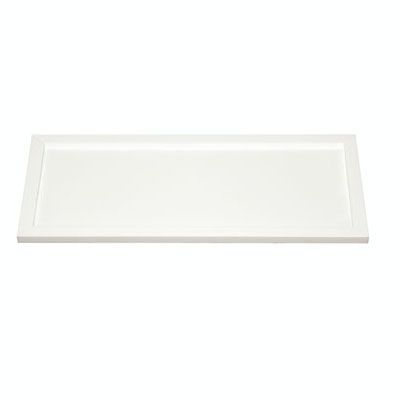 Acrylic Presentation Tray, rectangular white 243 x 107 x 10mm - Box of 5