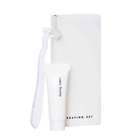 Pure White Shaving Kit, incl. Schick Razor and Shaving Foam - Carton of 500