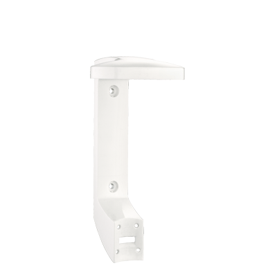 Press and Wash Single Wall Holder, white - screw on - Each