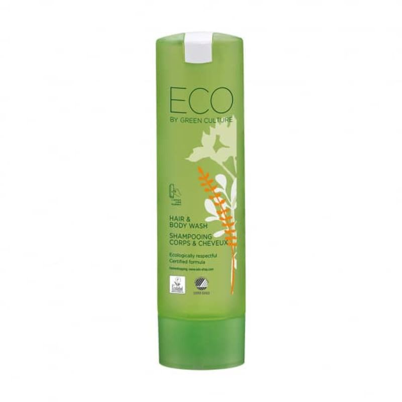 ECO by Green Culture SmartCare Shampoo Hair & Body, 300ml - Carton of 30