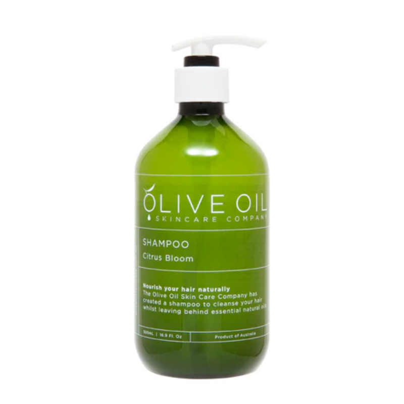 Olive Oil Skincare Co Pump Dispensers, Citrus Bloom Shampoo 500mL - Carton of 12