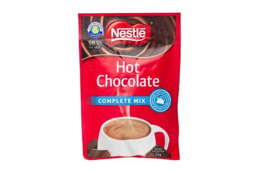 Nestle Complete Mix Hot Chocolate Sachets 25gm - Box of 100