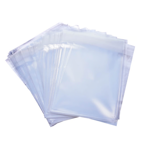 BOPP Adhesive Bag 260mm x 260mm + 30mm x 35um PACK=100 / BOX=1,000