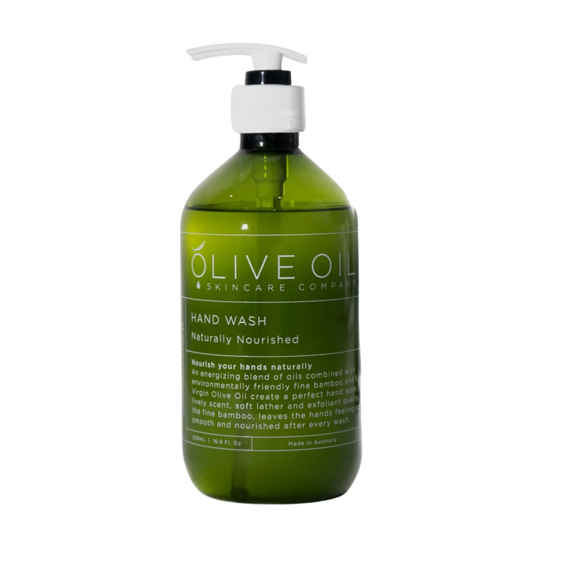 Olive Oil Skincare Co Pump Dispensers, Naturally Nourished Hand & Body Wash 500mL - Carton of 12
