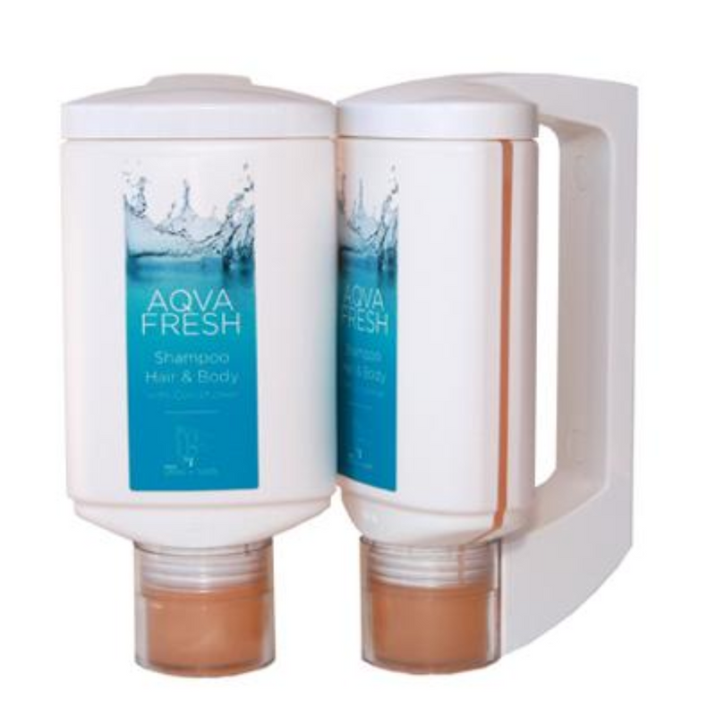 Aqua Fresh Press + Wash Conditioning Shampoo Hair and Body, 330ml - Carton of 30
