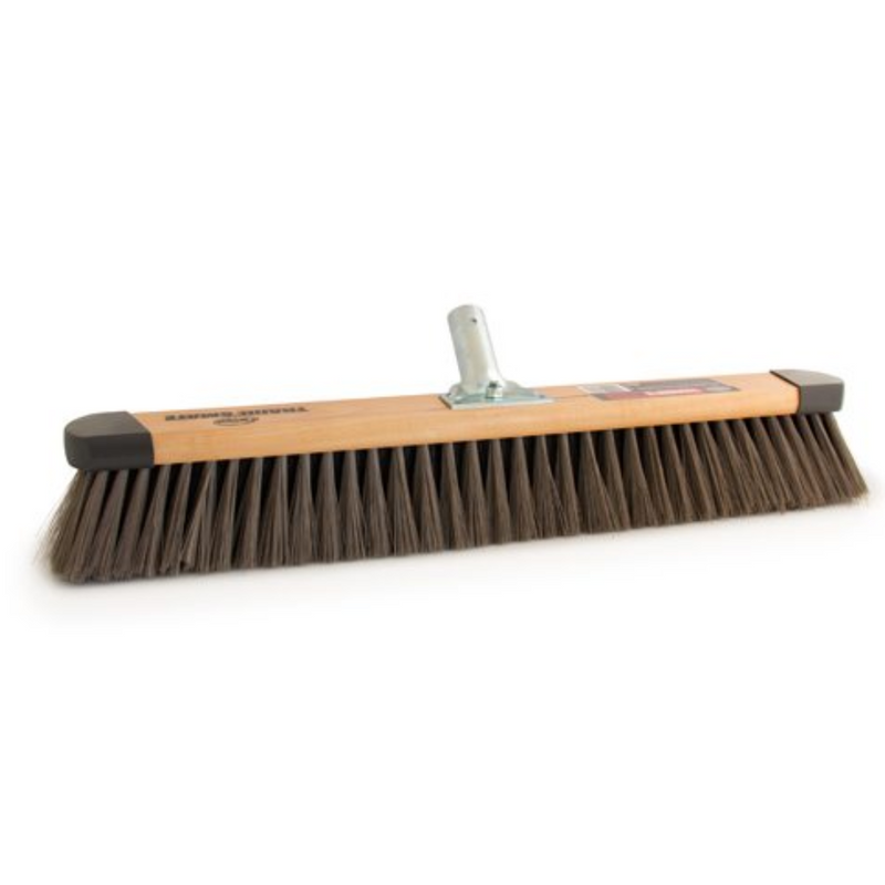 Geelong Brush Co 600mm Tradies Mate Java Timber Platform Broom Complete - Each