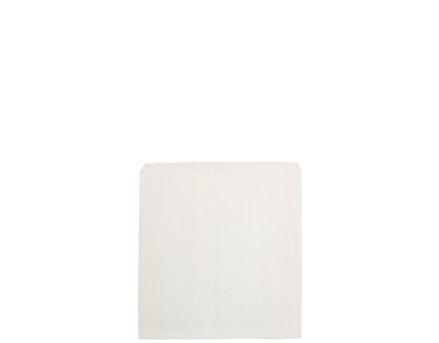 1 Square White Paper Bags 180mm(L) x 180mm(W) - Pack of 1,000