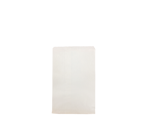 2 Long White Paper Bags 240mm(L) x 180mm(W) - Pack of 1,000