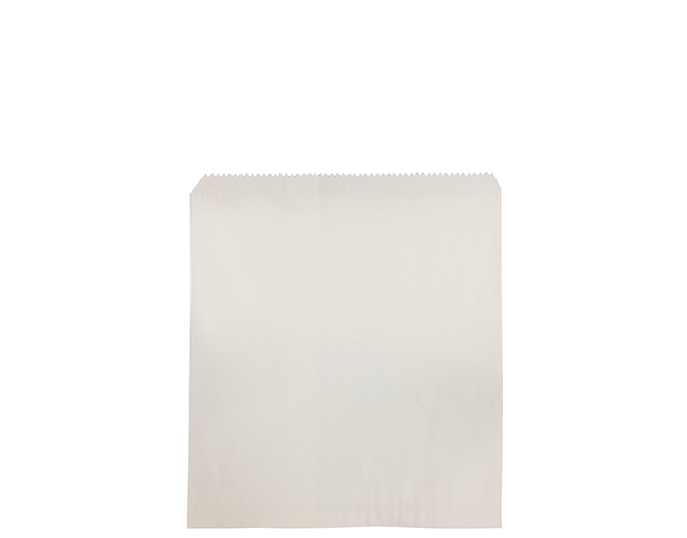 6 Square White Paper Bags 205mm(L) x 305mm(W) - Pack of 500