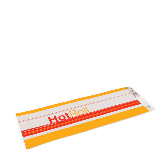 Detpak Printed Hot Food Foil Lined Bag 320mm(L) x 115mm(W) x 45mm(G) - Pack of 500