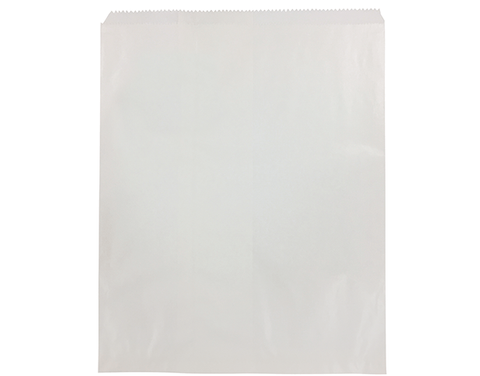 Medium White Milly Paper Bags 500mm(L) x 350mm(W) + 71mm(G) - Pack of 250