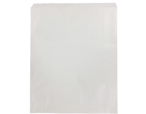 Medium White Milly Paper Bags 500mm(L) x 350mm(W) + 71mm(G) - Pack of 250