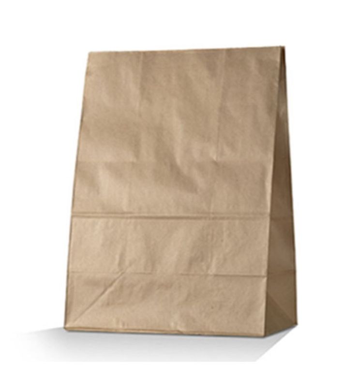 Checkout Bags Number #25 SOS Brown Paper Bags 540mm(L) x 355mm(W) + 165mm(G) - Box of 100