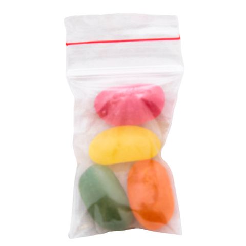 Resealable Plastic Bags 2" x 1.5"/ 50mm x 38mm - PACK=100 / BOX=1,000