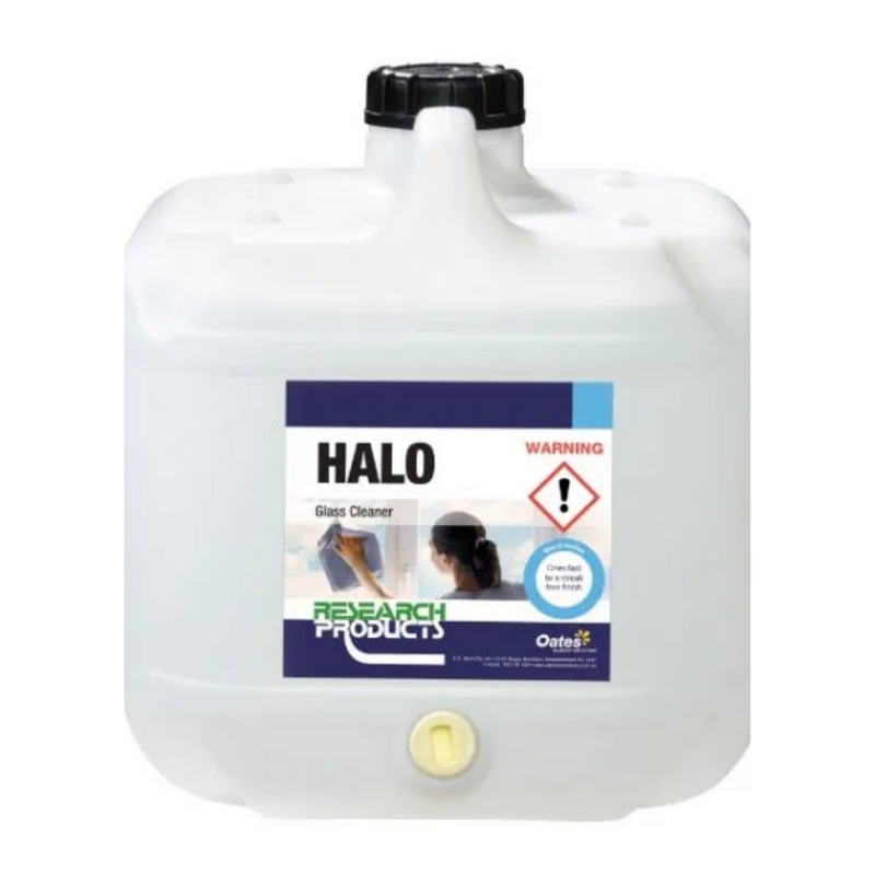 Oates Research Halo Fast Dry Glass Cleaner - 15L
