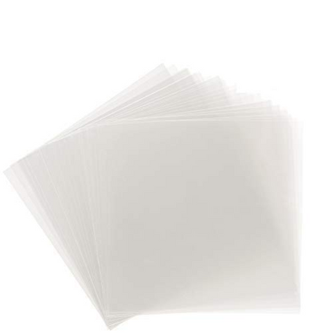 Clear Polypropylene Sheets 300mm x 300mm 30uM - Box of 1,000 (** Special Order **)