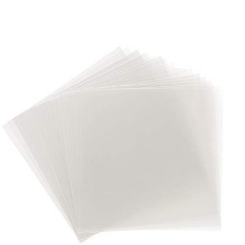 Clear Polypropylene Sheets 300mm x 300mm 30uM - Box of 1,000