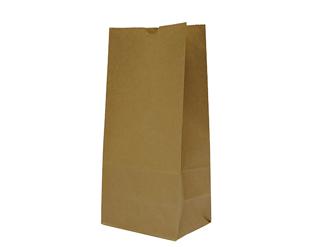 Detpak Checkout Bags (Paper Wrapped) Number #12 SOS Brown Paper Bags 350mm(L) x 180mm(W) x 115mm(G) - Pack of 1,000