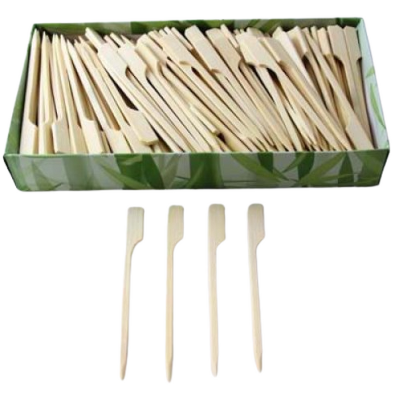 Bamboo 9cm Paddle Skewer - BOX=5,000 / PACKET=250