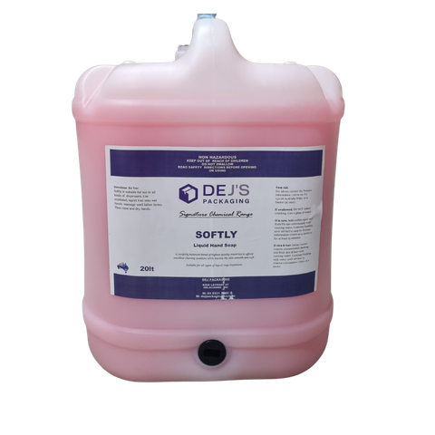 DEJ Softly PINK 20l Premium Hand, Hair and Body Soap - Each