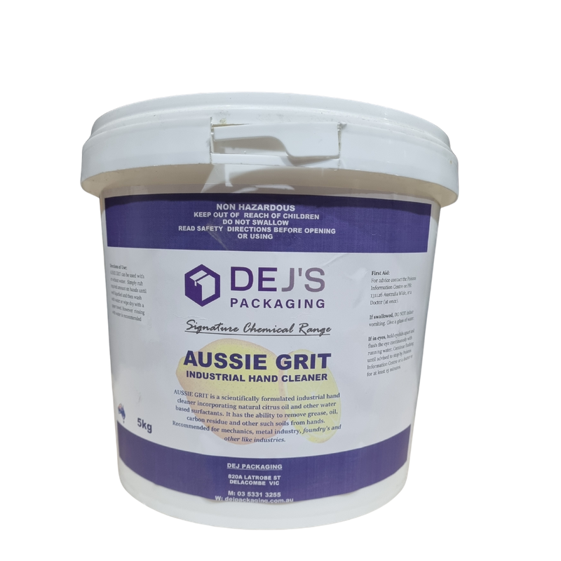 DEJ Aussie Grit Industrial Hand Cleaner With Natural Citrus Oil - 5KG